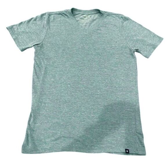 Hurley V Neck Tee Light Blue Lightweight Short Sleeve Shirt Mens Size Small - Picture 1 of 10